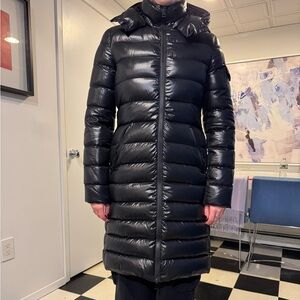 Size 2 MONCLER MOKA LONG DOWN JACKET